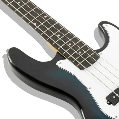 Electric Bass Guitar 4 Strings 20 Frets Electric Bass Set Electric Bass with Belt Cable and Wrench Tool