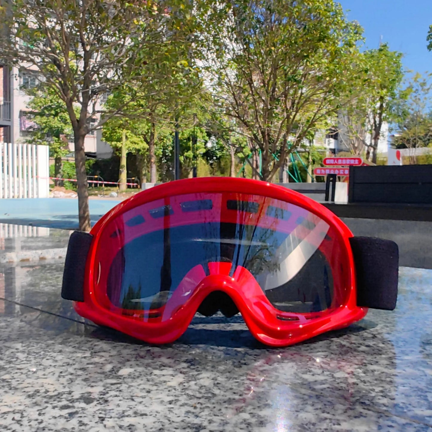 Kids Motorcycle Goggles - UV Protection Riding Glasses for Boys & Girls, Dirt Bike & ATV Windproof Eyewear