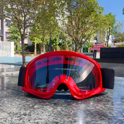 Kids Motorcycle Goggles - UV Protection Riding Glasses for Boys & Girls, Dirt Bike & ATV Windproof Eyewear