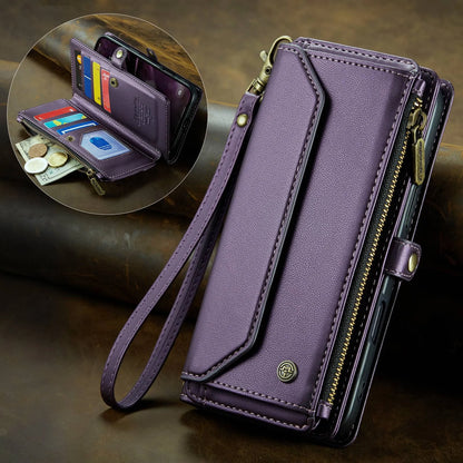 Crossbody Wallet Case for iPhone 17 Pro Max iPhon Air 17 Pro,RFID Blocking, 7-10 Card Slots, PU Leather Flip Wristlet with Strap