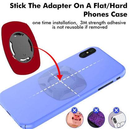 Motorcycle Phone Holder Shock Absorber Bike Phone Bracket Vibration Damper Self Lock Anti-shake Bicycle Handlebar Stem Holder