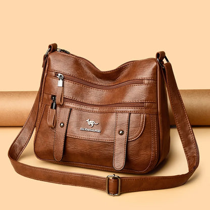 High Quality Pu Leather Messenger Crossbody Bags for Women Luxury Designer Hand Bags Purses Ladies Shoulder Bags Sac A Mian 2025
