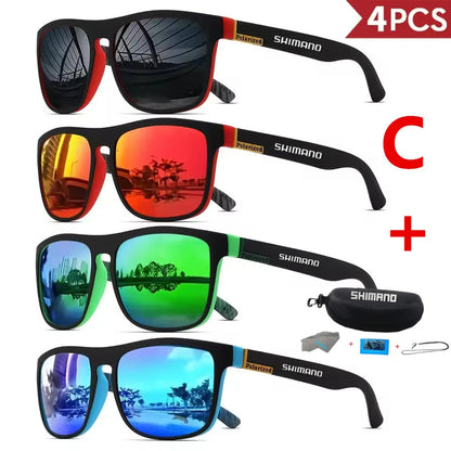 Classic Square Polarized Unisex Outdoor Sports Sunglasses for Fishing Hunting Cycling Driving Mountaineering UV400Anti-glare