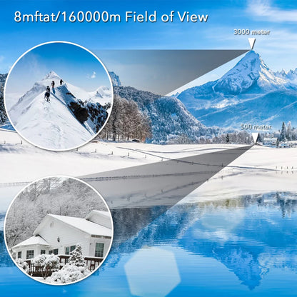 Camping Binoculars 60X60 Long Range 15000m HD High Power Telescope Tourism Binoculars Long Range Powerful Binoculars Hunting