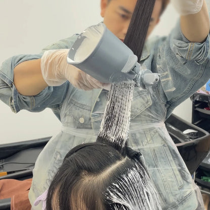 Professional Hair Dye Brush Comb Dyeing Bowl Brush 2-in-1 Large Capacity Multifunctional Barber Dye Hair Supply Styling Tools