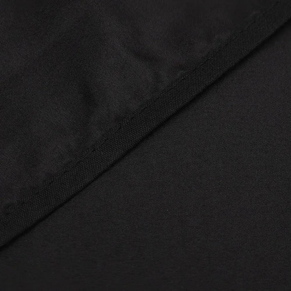 Black Hairdressing Coat Anti-fouling Neckline Hairdress Gown with Buckle Haircut Cloth for Barbershop Styling Capes