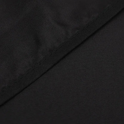 Black Hairdressing Coat Anti-fouling Neckline Hairdress Gown with Buckle Haircut Cloth for Barbershop Styling Capes