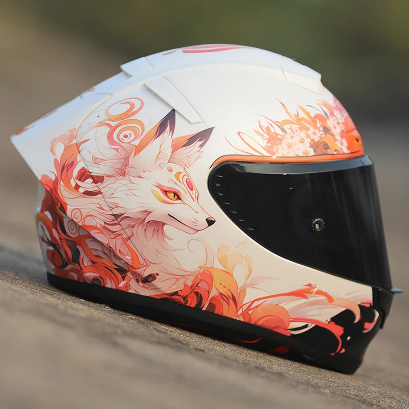 MKAN Full Face Motorcycle helmet Gumiho  helmet Riding Motocross Racing Motobike Helmet