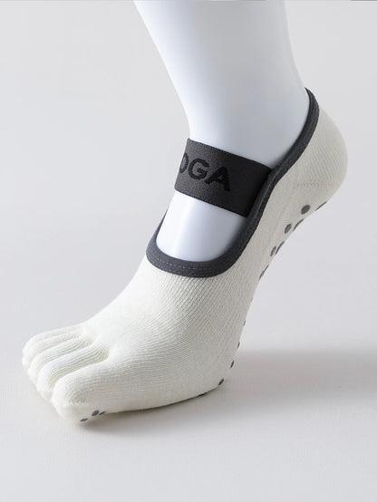 1 pair of women's five finger socks, professional anti slip yoga socks, Pilates fitness socks