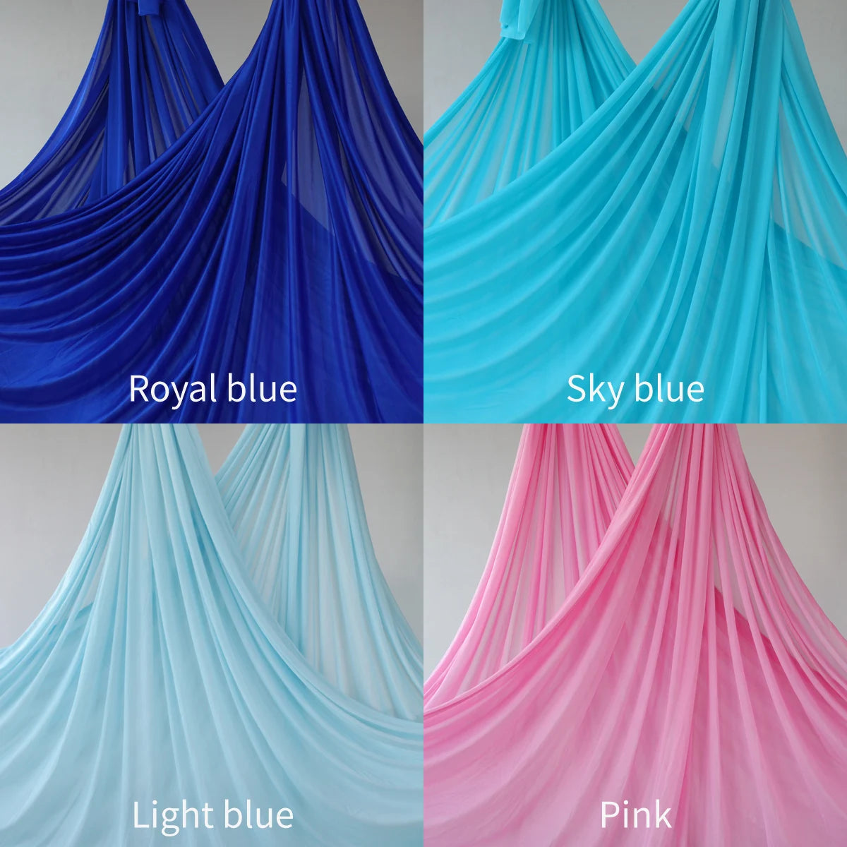12m Aerial Silks Flying Trapeze Aerial Silk Yoga Hammock Swing GYM Home Outdoor Fitness Anti-Gravity Body Building Pilates Belt