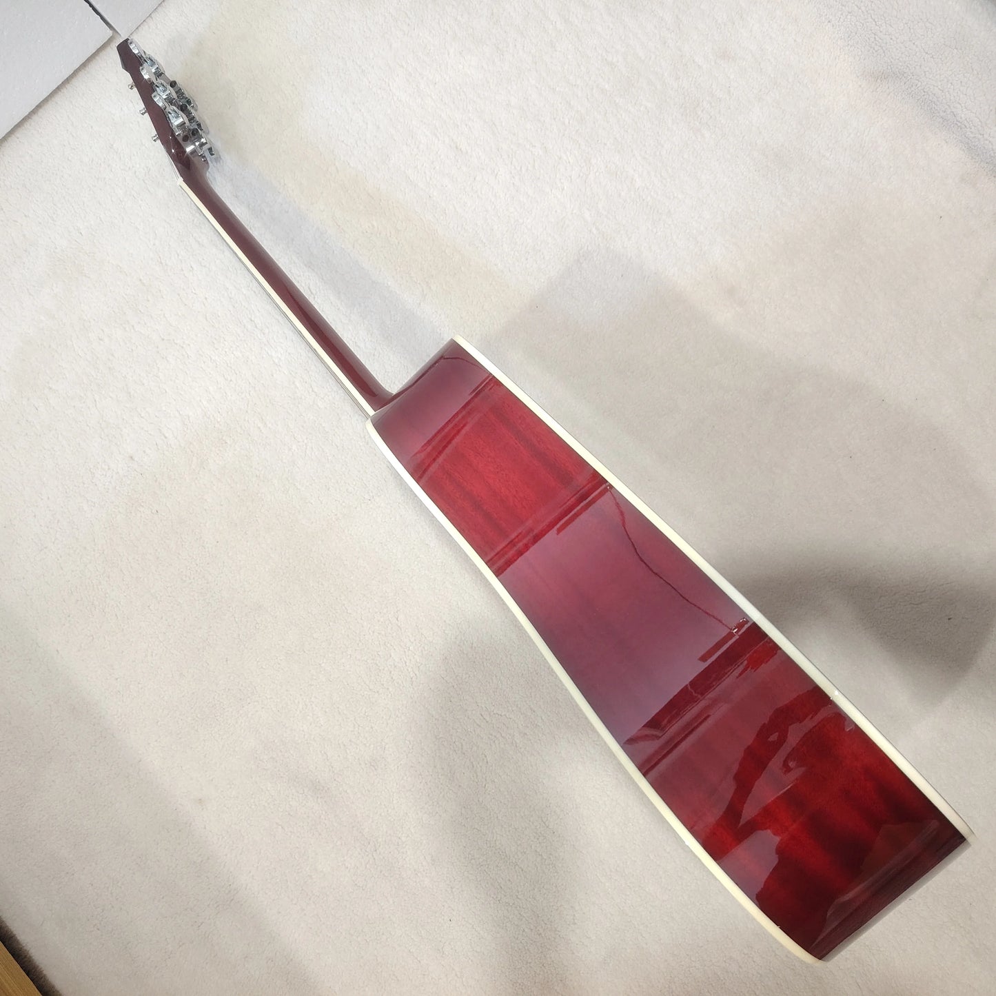 [Original Guitar]High quality bird acoustic guitar, top solid spruce, 301EQ, cow bone nut, free shipping from US warehouse,