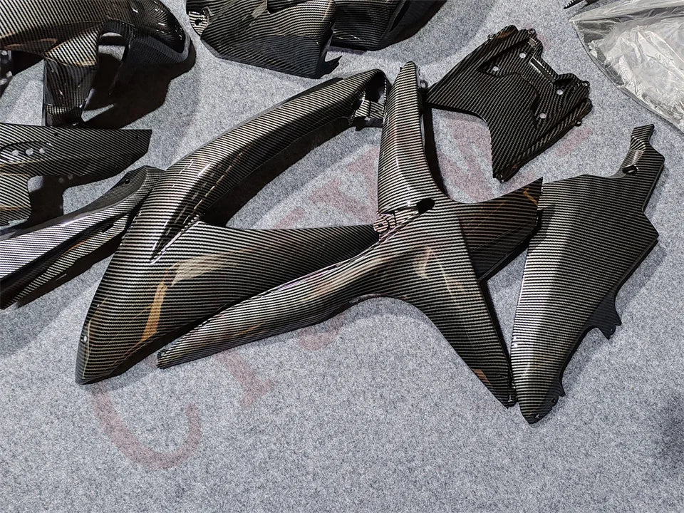 Carbon Fibre Gloss Motorcycle Fairings for Gsxr 600 750 K8 2008 2009 2010 Fairing Kit Gsxr600 Gsxr750 08-10 Bodyframe Cowl Shell