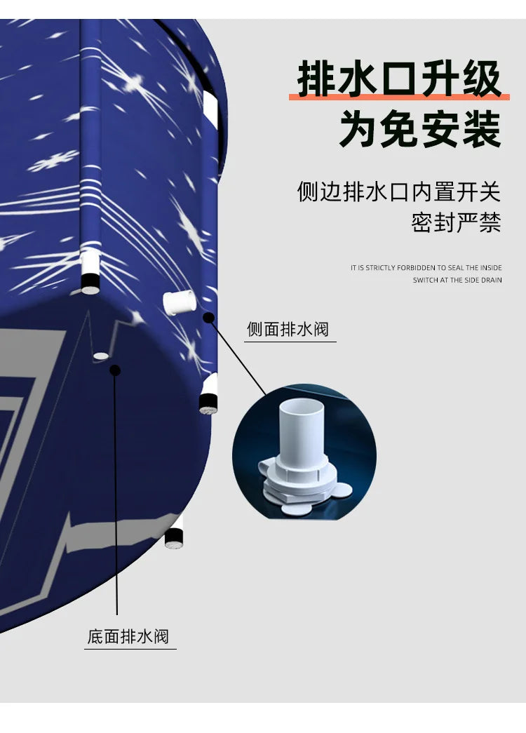 Foldable Adult Portable Bath Tub Full Body Bathing Artifact Home Sauna Insulation Bucket Mobile Bath Tub Compact Bath Solution