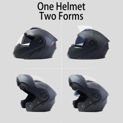 DOT Approved Personalised Flip Up Motorcycle Helmet For Men Women Safety Downhill Motocross Racing Modular Full Face Casco Moto