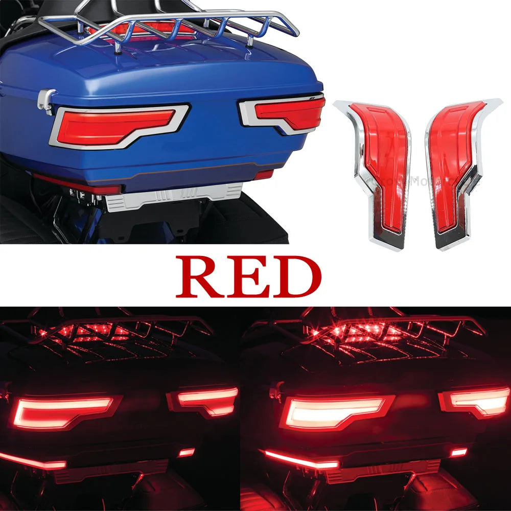 For Harley CVO 121 Road Glide FLTRXSE / Street Glide FLHXSE 2023 2024  Motorcycle Rear Tour-Pak King Tour Pack LED Lights