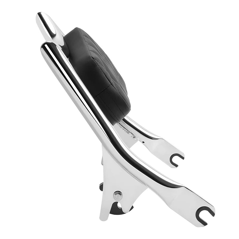 Chrome Motorcycle Passenger Backrest Detachable Sissy Bar Fit For Harley Touring Street Glide Road Glide Road King 2009-Later