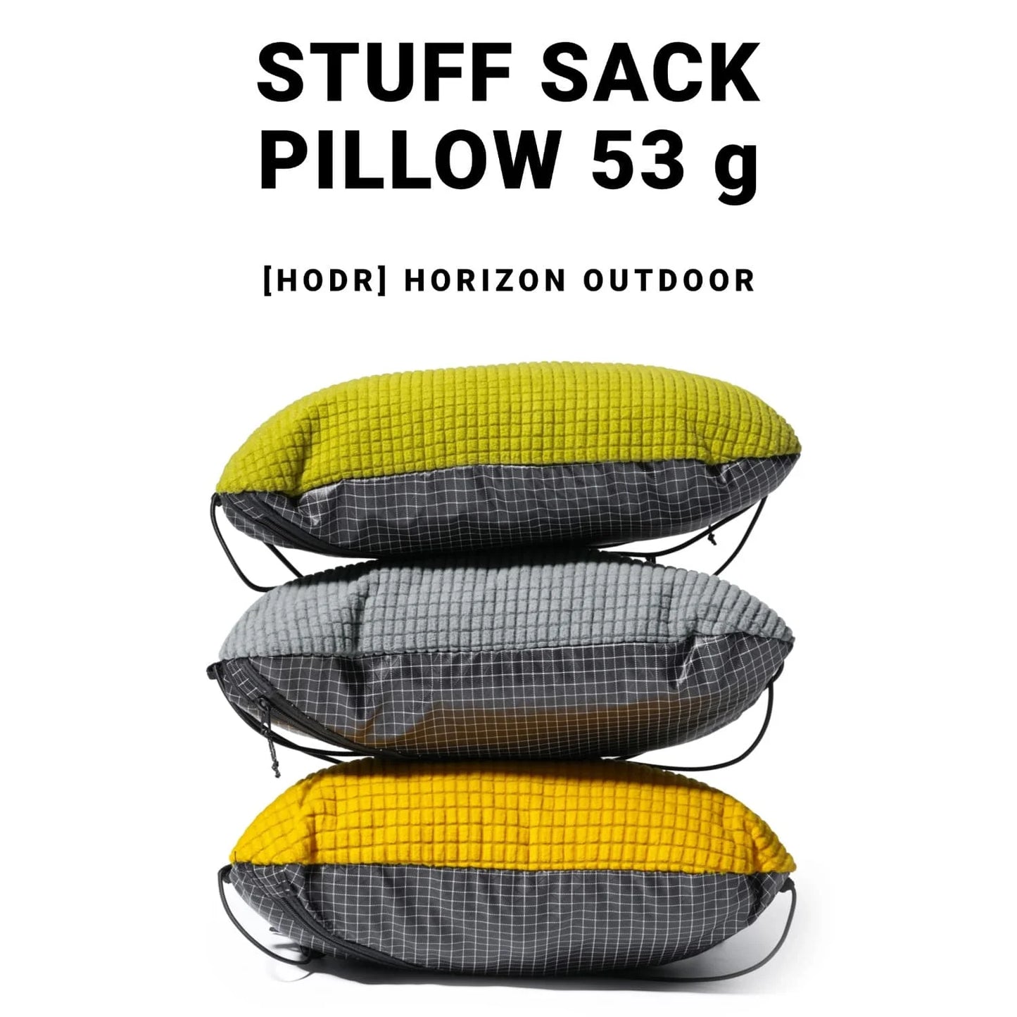 [HODRGEAR] Stuff Sack & Pillow UHMWPE Multifunctional Storage bag Outdoor Camping Headrest 53g Ultralight Hikers