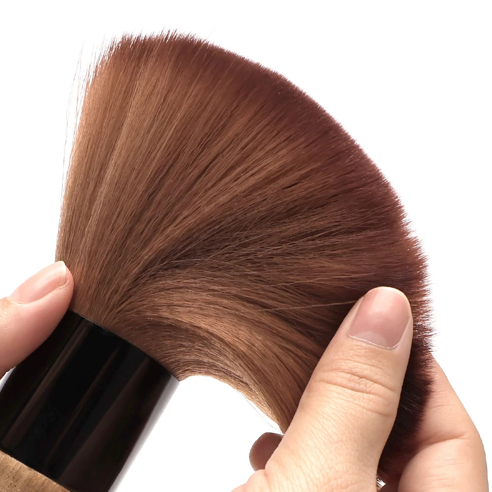 Barbertop Soft Hairdressing Brush Neck Face Duster for Barbers Salon Stylist Hair Cutting Cleaning Tool Accessory