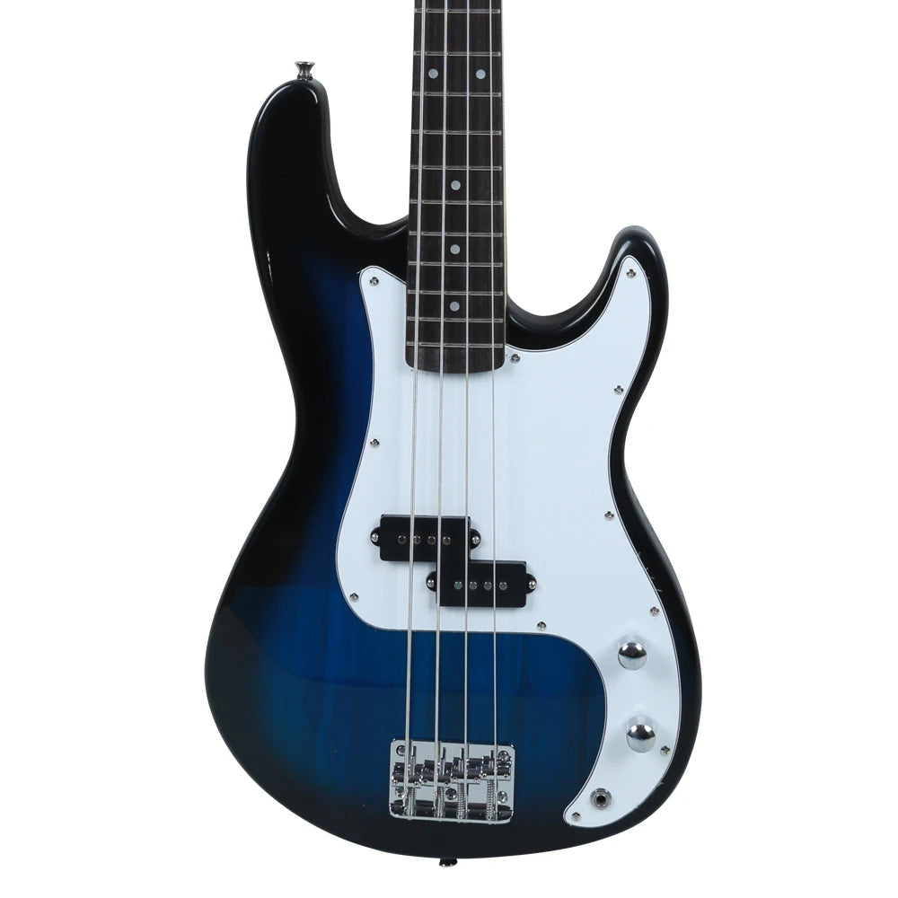 Electric Bass Guitar 4 Strings 20 Frets Electric Bass Set Electric Bass with Belt Cable and Wrench Tool