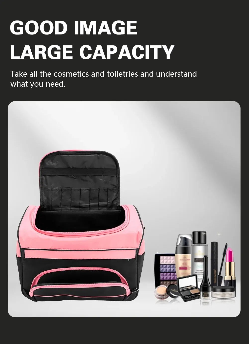 Professional Makeup Bag Salon Nail Tattoo Tool Storage Case Beauty Cosmetic Organizer Portable Hairstylist Travel Bag