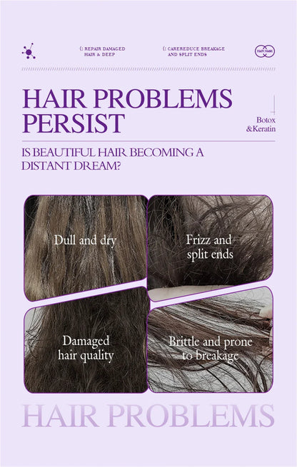 Keratin Hair Mask 5 Seconds Repair Damaged Frizzy Hair Soft Smooth Shiny Nutrition Deep Moisturize Nourishing Hair Care