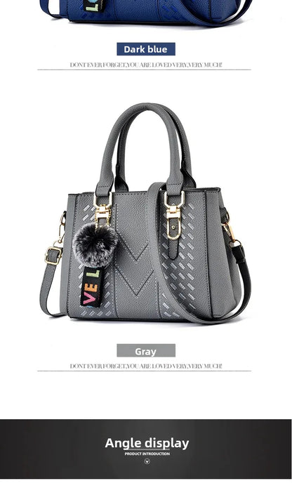 Fashionable Embroidered Large Capacity Women's Handbag Hot Sale Of The Season New Korean Style Handbag Shoulder Bag Tassel Penda