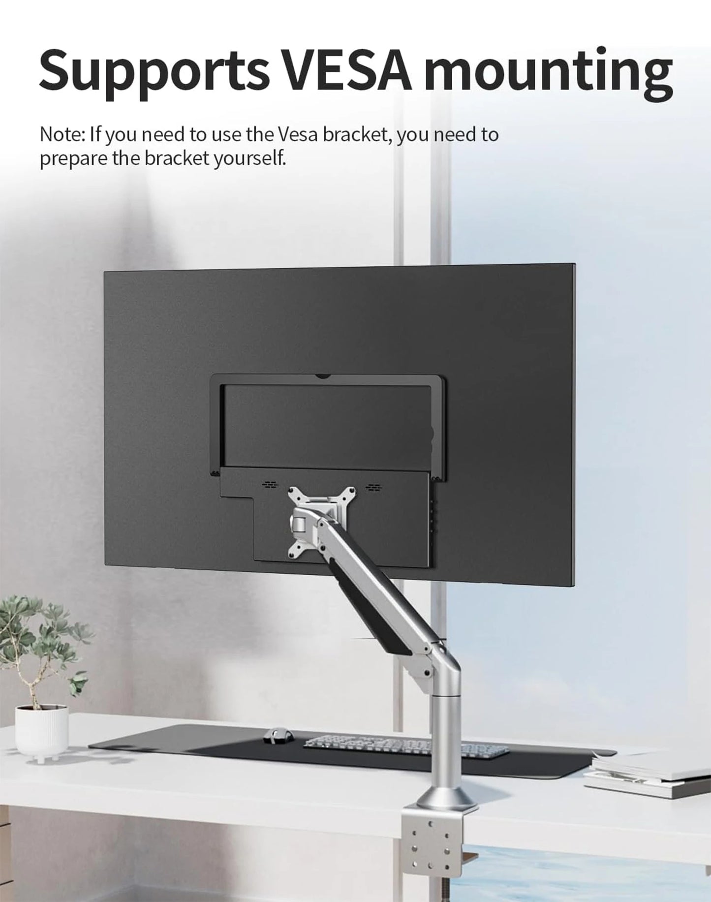 SIBOLAN 24.5 inch Portable Monitor 165Hz 2.5K 100sRGB UHD Large Gaming Screen HDMI USB C VESA Port for Laptop Mini PC Desktop