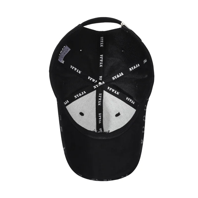 New Embroidered Letter Sports Baseball Hat Men Women Cotton Snapback Caps Outdoor Casual Sun Protection Dad Hats Tide