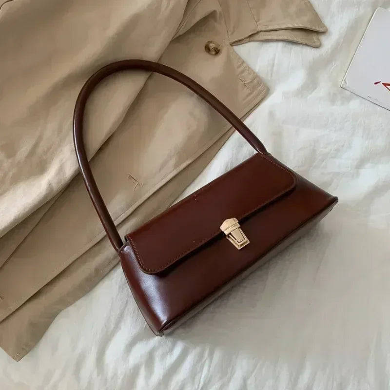 Luxury Brand Crossbody Bags for Women Fashion Design Underarm 2025 Woman Shoulder Bag Female Handbag and Purses Solid Color