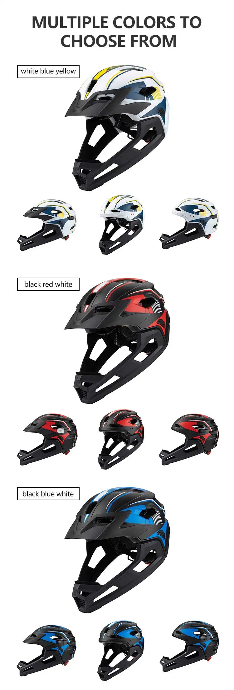 Eastinear High Quality Lightweight Children's Bicycle Helmet Full Face Removable Roller Skateboard Helmet Protects Head Safety
