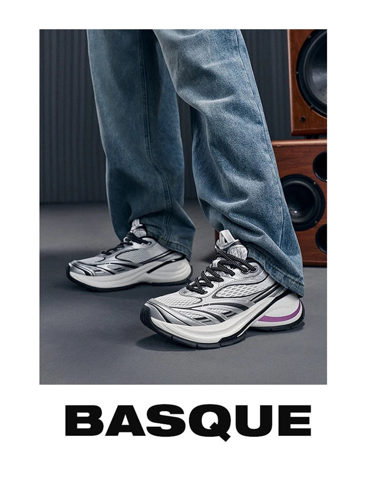 Xtep Basque 3 For Male Sneakers 2026 Spring Comfortable Retro Fashion Luxury Height-Increasing Sports Shoes 874219320001