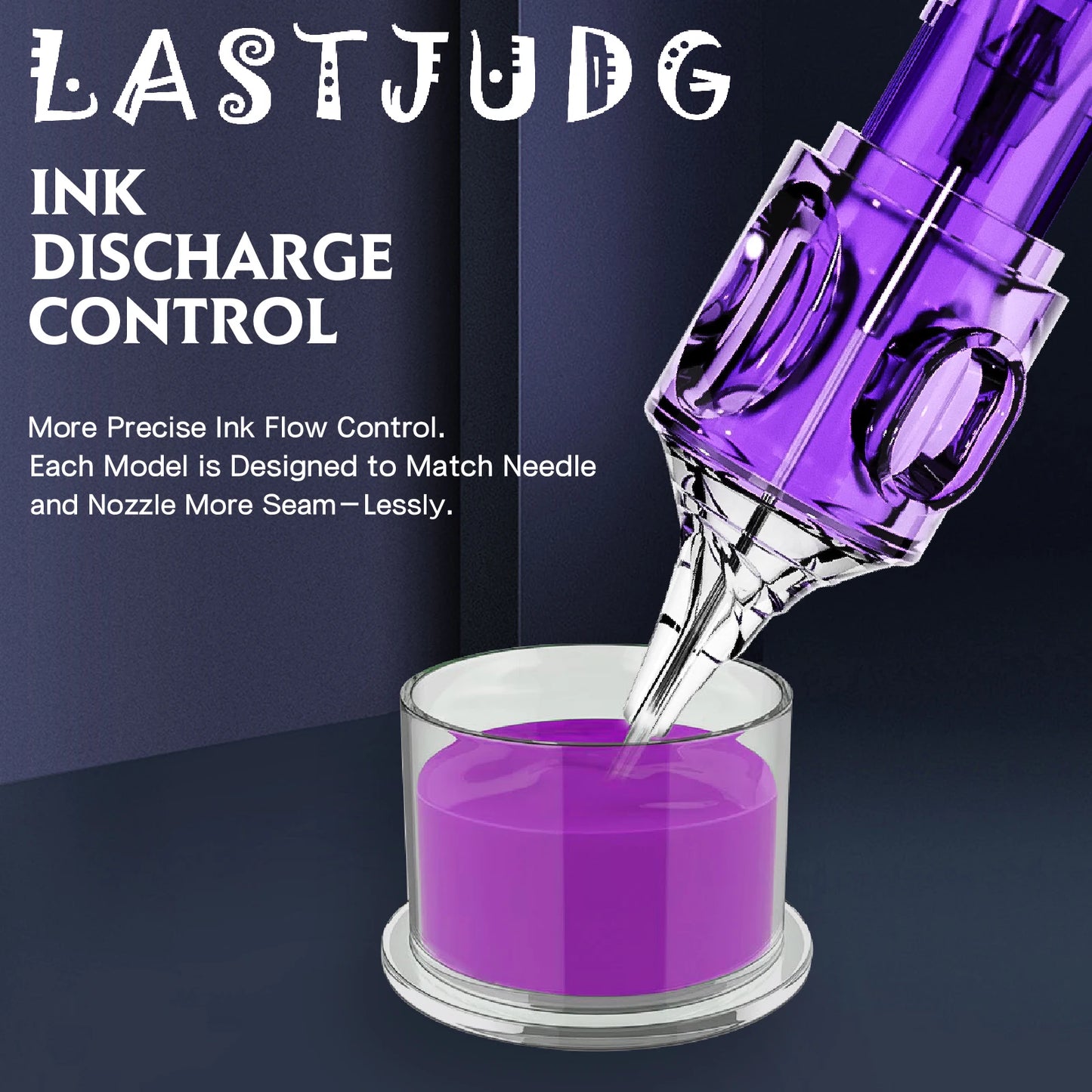 Tattoo Kit POSEIDON High Power Tattoo Pen Kit For Permanent Makeup Tattoo Machine Kit Purple Tattoo Power Supply Tattoo Gun Kit