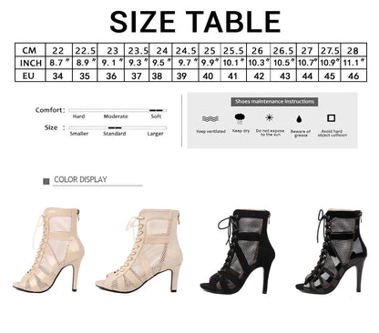 High Heels Ladies' Salsa Dance Latin Pole Dance Short Boots Ladies' Wedding Shoes Women's Dance Shoes Girls' Indoor And Outdoor