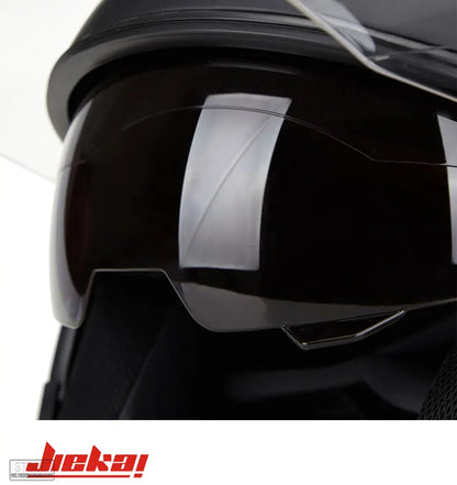JIEKAI Motorcycle Half Helmet Men Dual Lens Scooter Moto Casco Village Riding Capacete De Moto Motocross Helmets