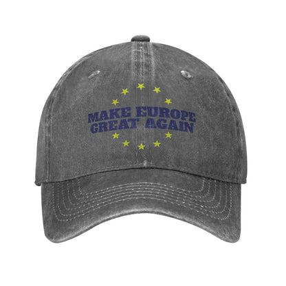 New Make Europe Great Again  Casual Baseball Cap For Couple Women Spring  Kpop Rock Hip Hop Hats Fashion Dropshipping Snapback C