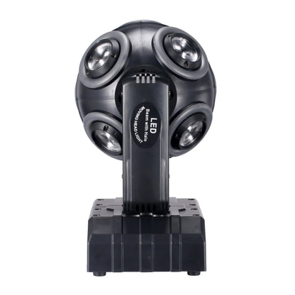 2pcs LED Moving Head Football Light 8x15W RGBW 4in1 With Halo RGB 360 ° Infinite Rotation Beam Strobe Dj Bar DMX512 Stage Effect