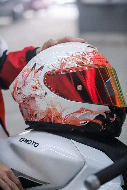MKAN Full Face Motorcycle helmet Gumiho  helmet Riding Motocross Racing Motobike Helmet