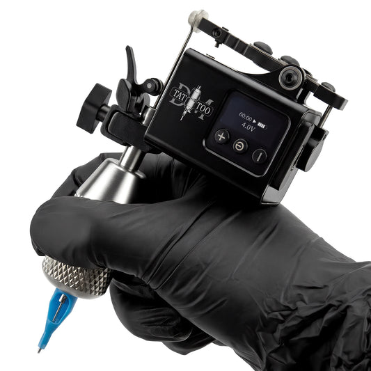 DM Wireless  Rotary Tattoo machine Adjustable Stroke Powerful Shrapnel Motor 13000RPM RCA Tattoo Gun With Japan Coreless Motor