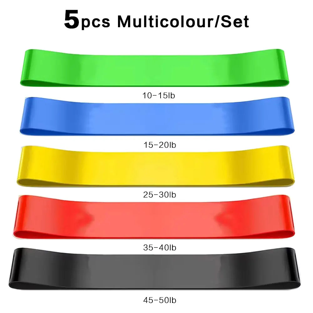 Resistance Bands for Working Out, Elastic Exercice Loop Bands,Yoga Starter Set of Stretch Bands for Booty Legs,Pilates Flexbands