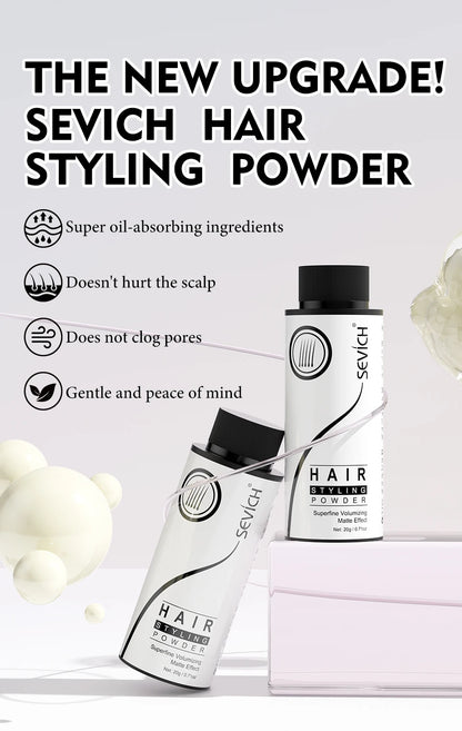 Sevich Hair Styling Powder 20g Fluffy Thin Hair Powder Spray Increases Hair Volume Captures Haircut Unisex Styling Hairspray