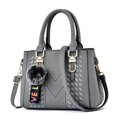 Fashionable Embroidered Large Capacity Women's Handbag Hot Sale Of The Season New Korean Style Handbag Shoulder Bag Tassel Penda