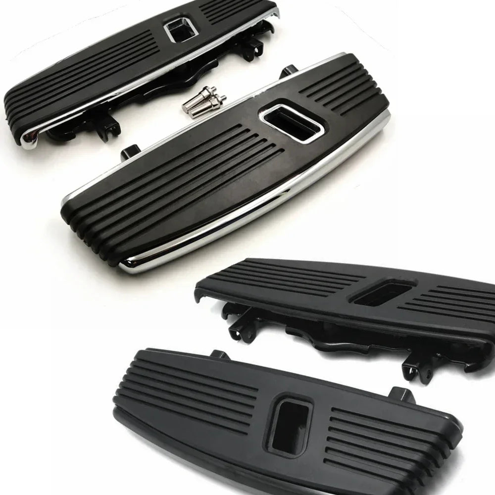 Motorcycle Hana Cut Front Footrests Footboard For Harley Davidson 2012-2016 FLD，1986-2023 FL，1986-later Touring，08-later Trik