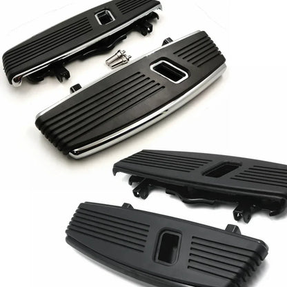Motorcycle Hana Cut Front Footrests Footboard For Harley Davidson 2012-2016 FLD，1986-2023 FL，1986-later Touring，08-later Trik