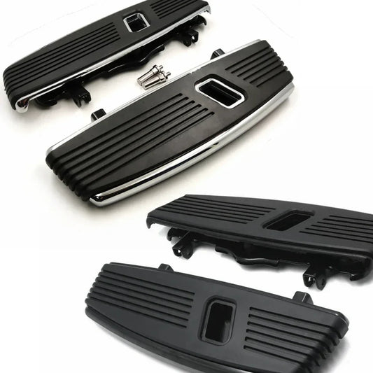 Motorcycle Hana Cut Front Footrests Footboard For Harley Davidson 2012-2016 FLD，1986-2023 FL，1986-later Touring，08-later Trik