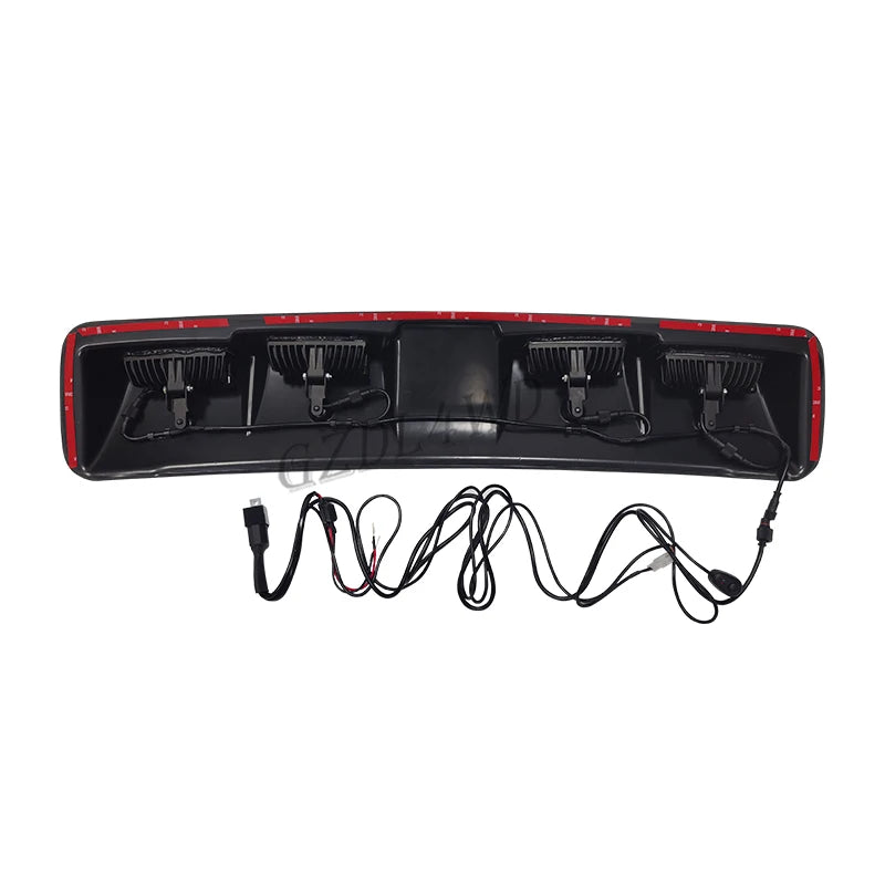 GZDL4WD Universal Button Control 4 Lens ROOF TOP BAR DRIVING POD LIGHTS Led OFFROAD FOG SPOT HEAD LAMPS Without Antenna