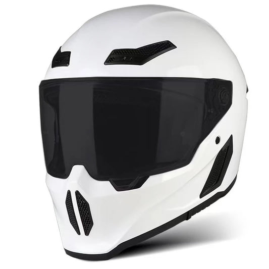 Motorcycle Helmet All-Season Universal Retro Men's Bike Racing Street Bike Riding Running Motorcycle Riding Safety Helmets