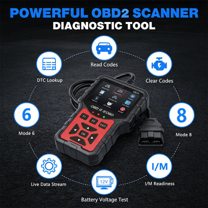 2025 New Model, Supports 8 Languages, Professional Obd2 Car Diagnostic Tool, Direct Sales from the Manufacturer, V511 Professional Code Reader and Scan Tool, Clears Fault Codes, Real-Time Data Stream, Enhanced Engine Fault Co