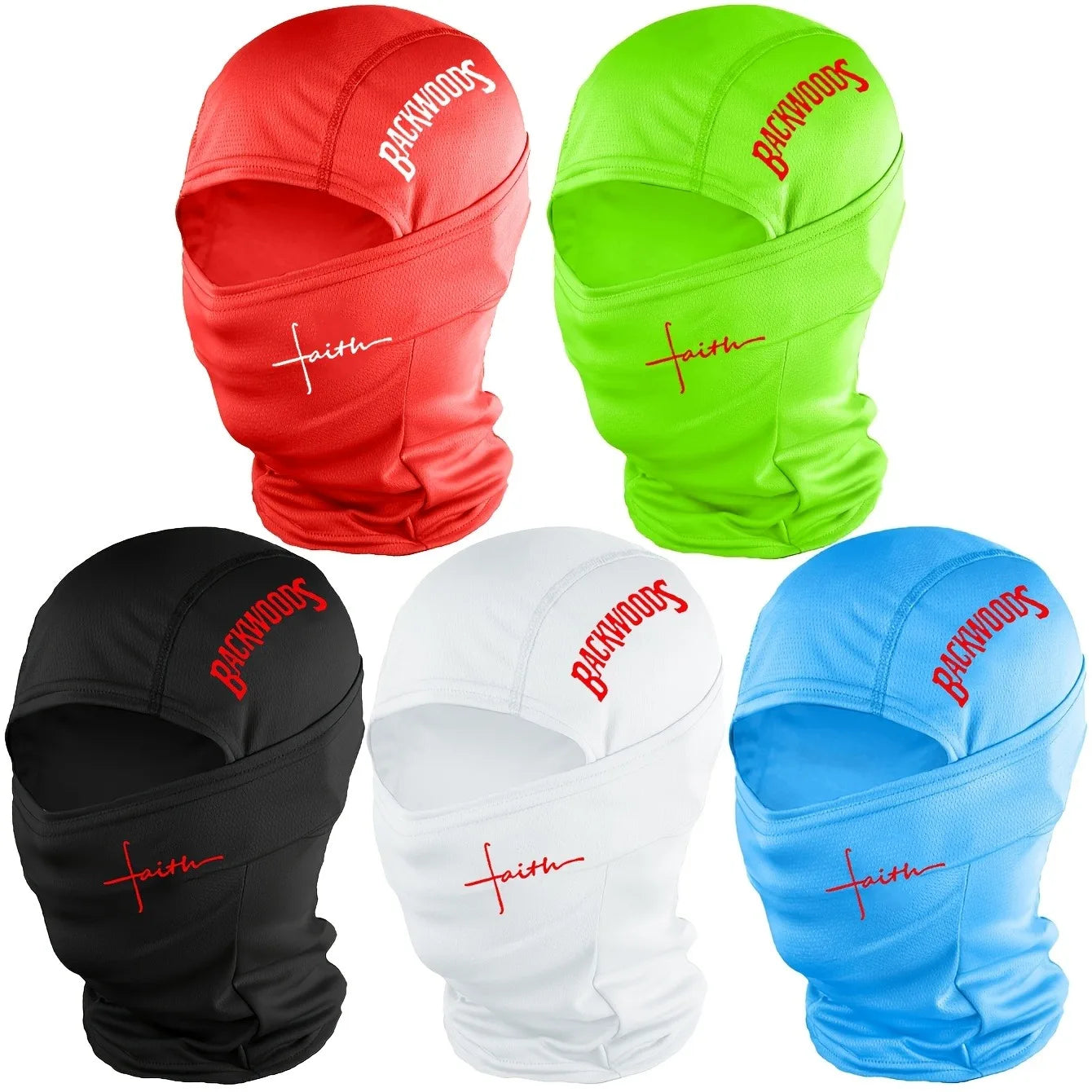 1/5PC full face and full neck mask suitable for both men and women in spring and summer | Suitable for daily outdoor sports