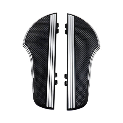 Driver Floorboards Rider Footboard Large Foot Rests Fit For Harley Freewheeler FLRT Revival FLH Heritage Softail Classic Fat Boy