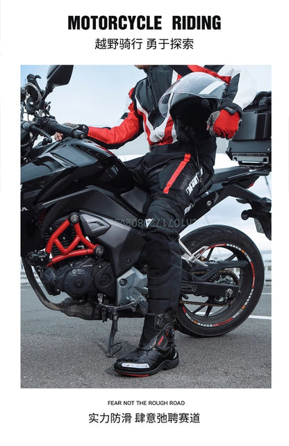 Motorcycle Boots Racing Off-road Shoes Breathable Non-slip High-top Motorcycle Professional Waterproof Mountain Bike Boots